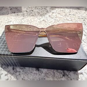 DIFF Rose Gold Goldie Sunglasses